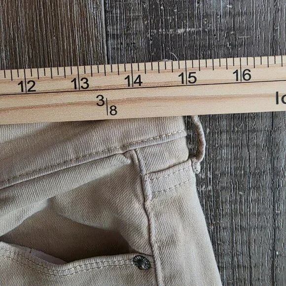 Old Navy Rockstar Super Skinny Tan Khaki Jeggings size 6 - Picture 5 of 7
